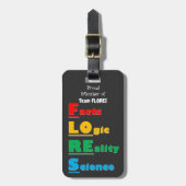 Team FLORES - Feiten, Logica, Realiteit, Wetenscha Bagagelabel (Voorkant verticaal)