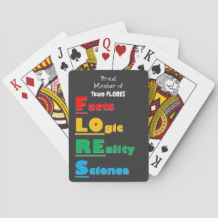 Team FLORES - Feiten, Logica, Realiteit, Wetenscha Pokerkaarten