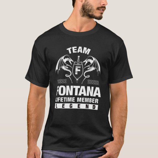 Team Fontana Lifetime Lid T-shirt (Voorkant)