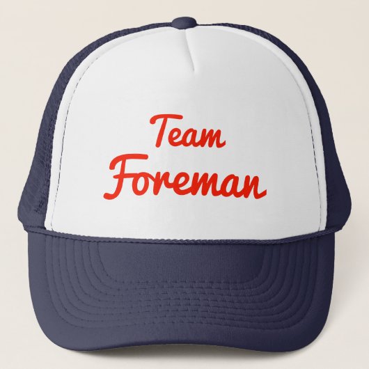 Team Foreman Trucker Pet (Voorkant)