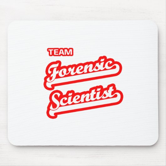 Team Forensische Wetenschapper Muismat (Voorkant)