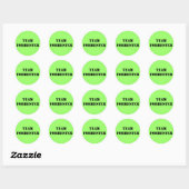 TEAM FORRESTER RONDE STICKER (Vel)