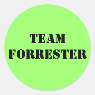 TEAM FORRESTER RONDE STICKER