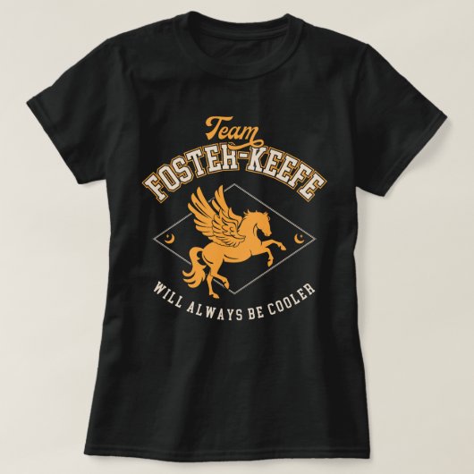 Team Foster-Keefe KOTLC Foxfire Academy Black Swan T-shirt (Design voorkant)