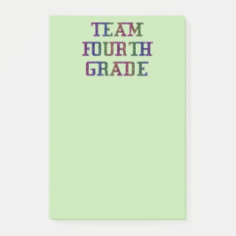 Team Fourth Grade, Novelty School Post-it Notes