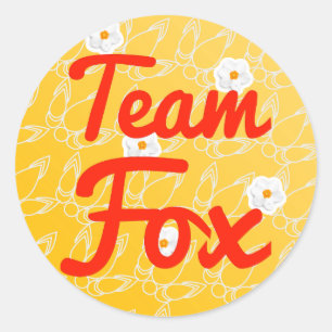 Team Fox Ronde Sticker