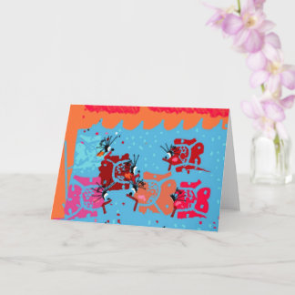 Team Fran Fish Cards Kaart