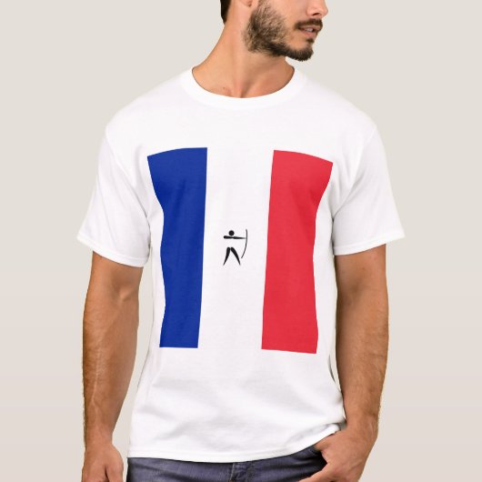 Team France Archery T-shirt (Voorkant)