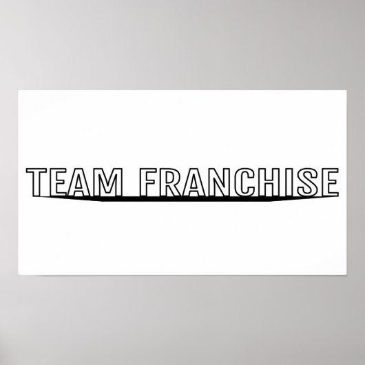Team Franchise Poster (Voorkant)