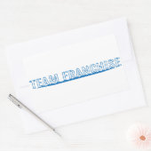 Team Franchise Witte Sticker (Envelop)