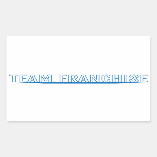 Team Franchise Witte Sticker
