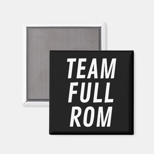 Team Full ROM Fitness Bodybuilding Gym Team Full R Magneet (Voorkant / Achterkant)