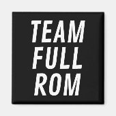 Team Full ROM Fitness Bodybuilding Gym Team Full R Magneet (Voorkant)