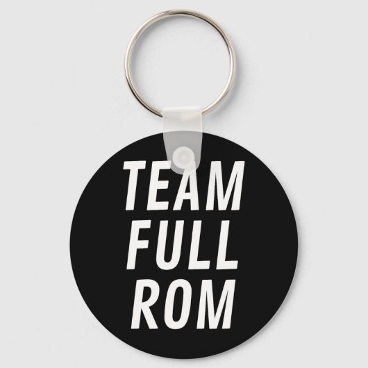 Team Full ROM Fitness Bodybuilding Gym Team Full R Sleutelhanger (Voorkant)