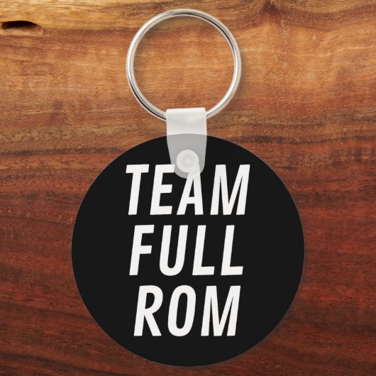 Team Full ROM Fitness Bodybuilding Gym Team Full R Sleutelhanger (Voorkant)