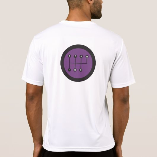 Team Fun Volleyball Badge & Gears Shirt (Achterkant)