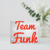 Team Funk Briefkaart (Staand voorkant)