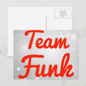 Team Funk Briefkaart (Voorkant / Achterkant)