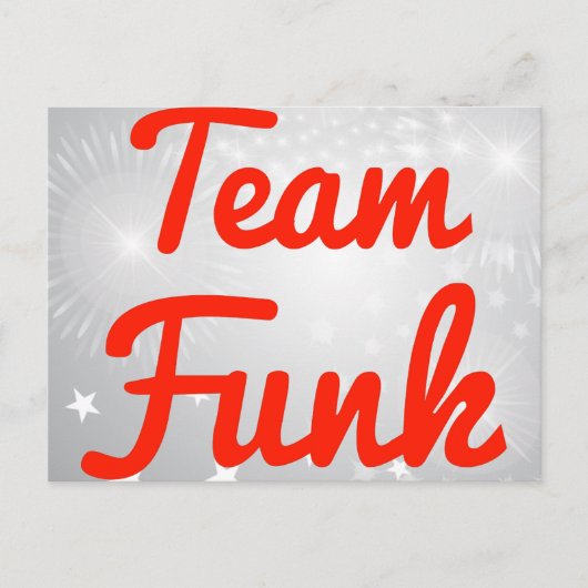 Team Funk Briefkaart (Voorkant)