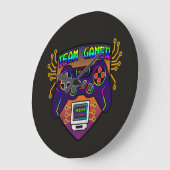 Team Gamer, retro game controller decor Grote Klok (Hoek)