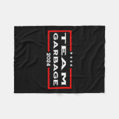 Team Garbage 2024 2 Fleece Deken (Voorkant (Horizontaal))