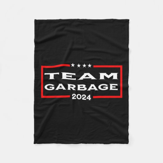 Team Garbage 2024 2 Fleece Deken (Voorkant)