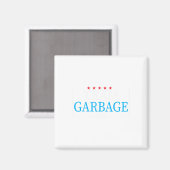 Team Garbage 2024 Trump Verkiezing Magneet (Voorkant / Achterkant)
