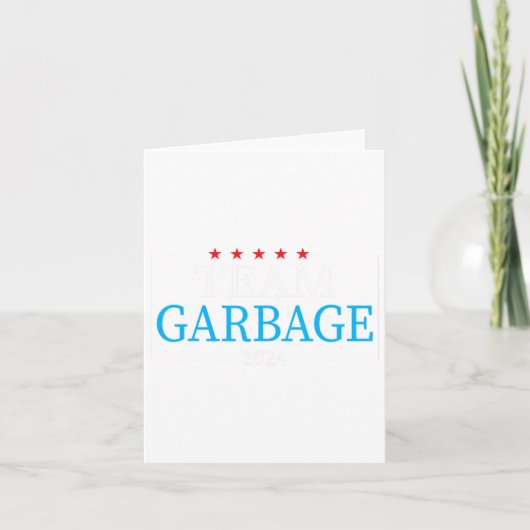 Team Garbage 2024 Trump VS Verkiezingen Kaart (Voorkant)
