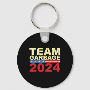 Team Garbage voor Trump 2024 Verkiezingen 2024 Ste Sleutelhanger