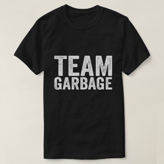 Team Garbage voor Trump T-shirt Trump supporters 2 (Design voorkant)
