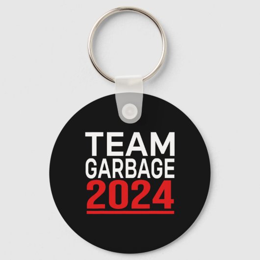 Team Garbyge Voor Trump Sleutelhanger (Voorkant)