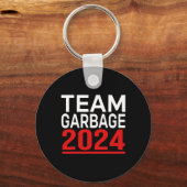 Team Garbyge Voor Trump Sleutelhanger (Voorkant)