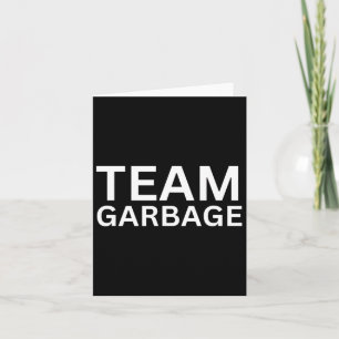 Team Garbyge voor Trump T-shirt Trump supporters Kaart