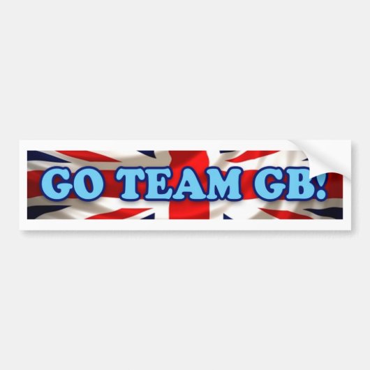 Team GB-Bumpersticker Bumpersticker (Voorkant)