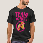 Team Geen Noten Pinda Geslacht Onthullen Liefde T-shirt (Voorkant)