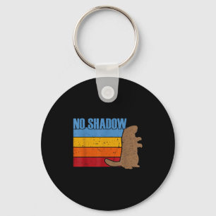 Team Geen Schaduw Groundhog - Vintage Retro Ground Sleutelhanger