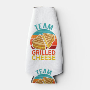 Team gegrilde kaas grappige sandwich liefhebber Gr Flesjeskoeler