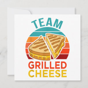 Team gegrilde kaas grappige sandwich liefhebber Gr Kaart