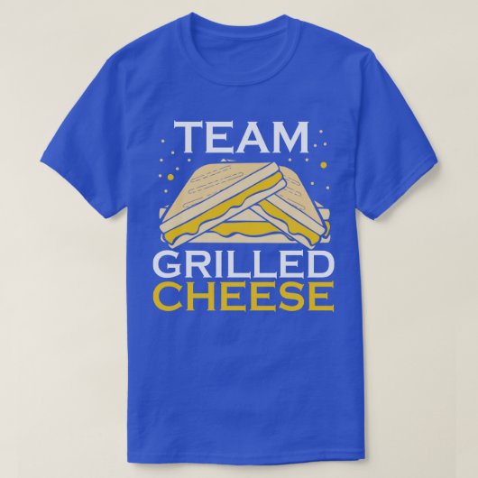Team gegrilde kaas liefhebber t-shirt (Design voorkant)