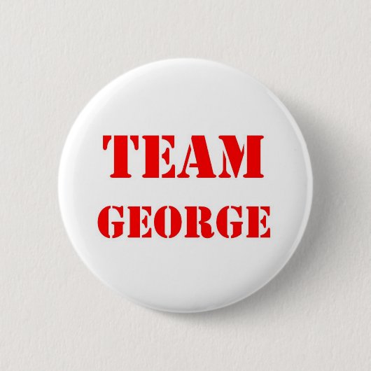 Team George Ronde Button 5,7 Cm (Voorkant)