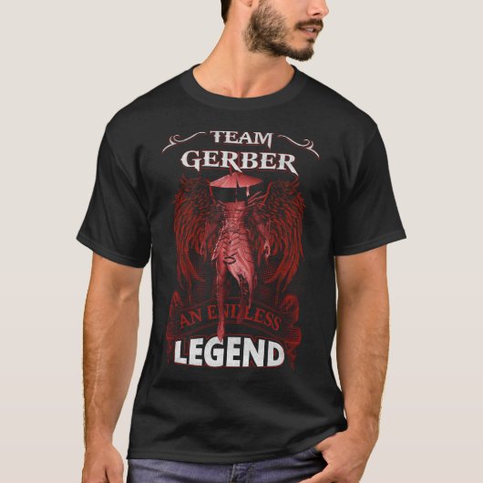 Team GERBER - Een eindeloze LEGEND T-shirt (Voorkant)