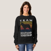 Team German Shepherd Dog Oowner Dog Trui (Voorkant volledig)