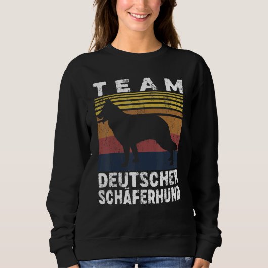 Team German Shepherd Dog Oowner Dog Trui (Voorkant)