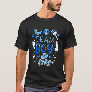 Team Geslacht onthullen Py K Blue Baby Aankondigin T-shirt