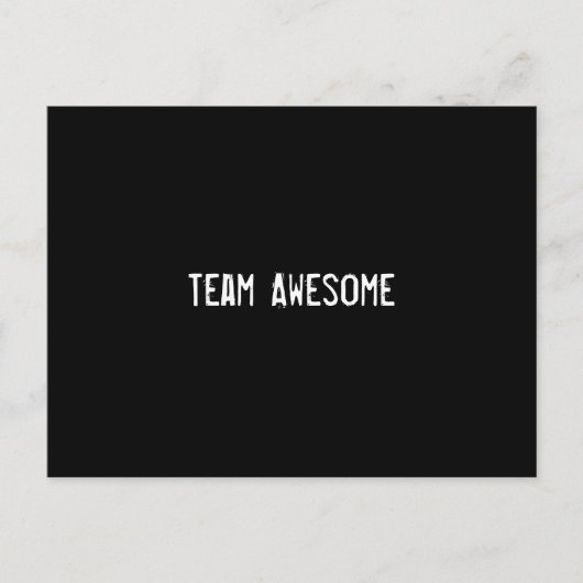 Team Geweldige Briefkaart (Voorkant)