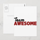 Team Geweldige Briefkaart (Voorkant / Achterkant)