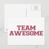 Team Geweldige Briefkaart (Voorkant / Achterkant)