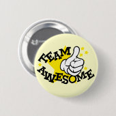 Team Geweldige Ronde Button 5,7 Cm (Voorkant /achterkant)