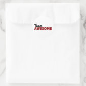 Team Geweldige Ronde Sticker (Tas)