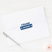 Team Geweldige! Ronde Sticker (Envelop)